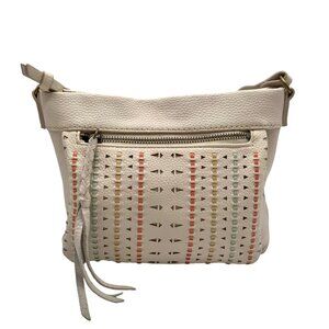 The Sak Off-White Pebbled Leather Sanibel Crossbody Bag